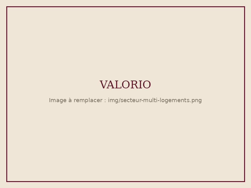 Immeuble multi-logements géré avec Valorio